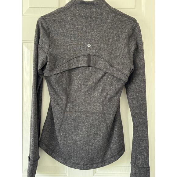 Lululemon Define Jacket Luon Heathered Gray Zip-Up Size 8 - Picture 2 of 8